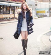 马尾姐姐，羽绒服是羽绒服吗？