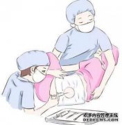 产妇子宫颈打开，胎儿阴道矢状缝线阴道检查与